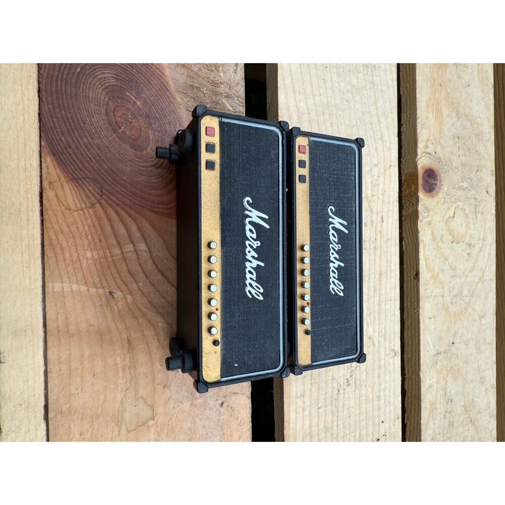 Vintage Miniature Marshall Amp Head Replicas-Lot 2-1/12Scale Dollhouse